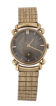 Mickey Mantles Personal 1953 Look All American Award 14K Presentation Watch (Letter of Provenance)